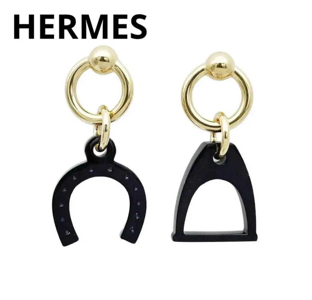 アミュレット フュージョン マロキニエ ピアス ケリーカデナ バッファローホーン HERMES エルメス ピアス アミュレット マロキニエ フュージョン