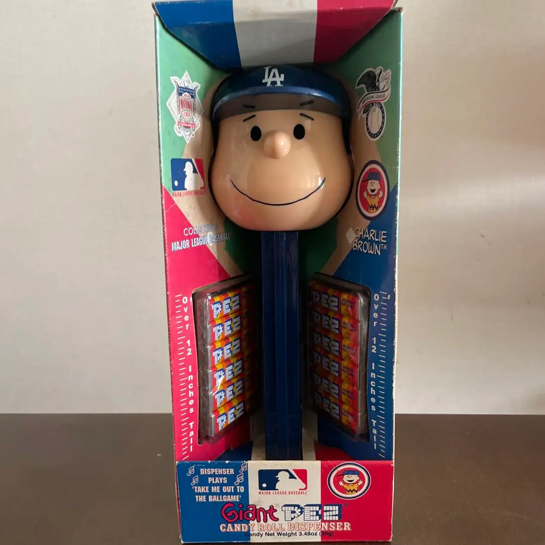 【レア】未使用品　ガーフィールド　ビッグサイズ　ジャイアントPEZ PEZ Royal Panda Limited Edition COMPLETE SET OF 2 New 7.5