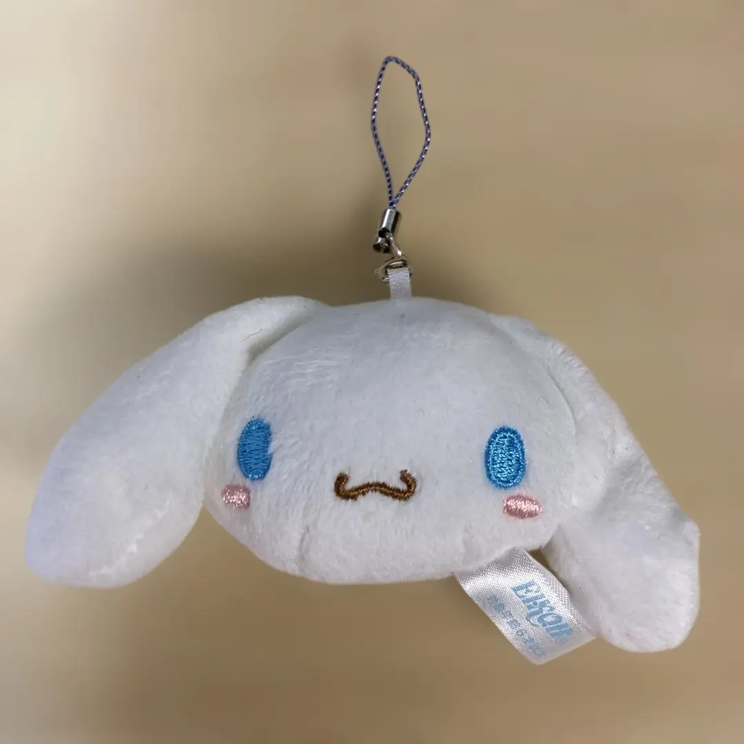 Thumbnail of Cinnamoroll Face Mascot Plushie Strap Keychain