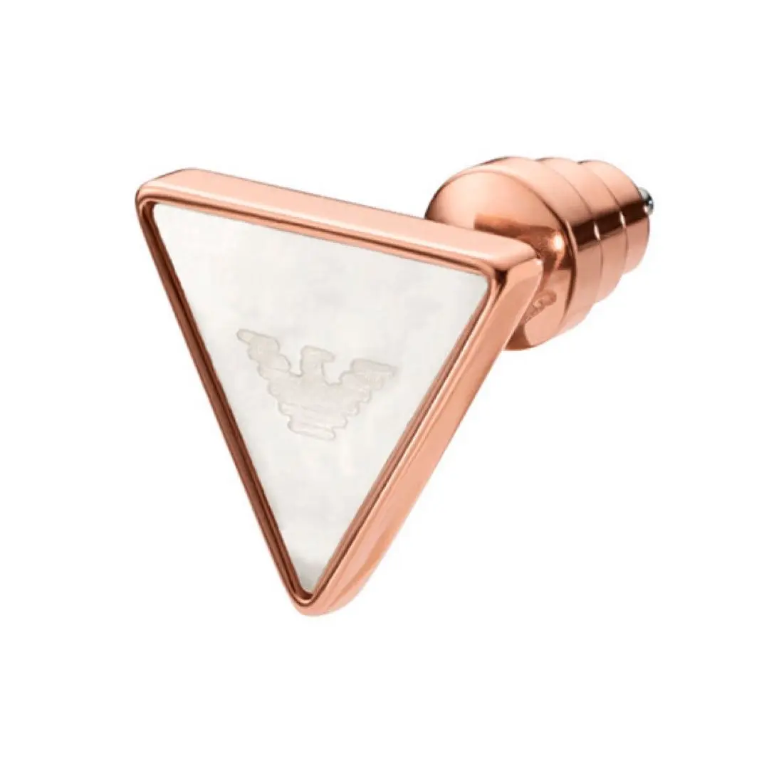 美品☆エンポリオアルマーニ☆ピアス エンポリオアルマーニ ピアス EMPORIO ARMANI ロゴ シルバー