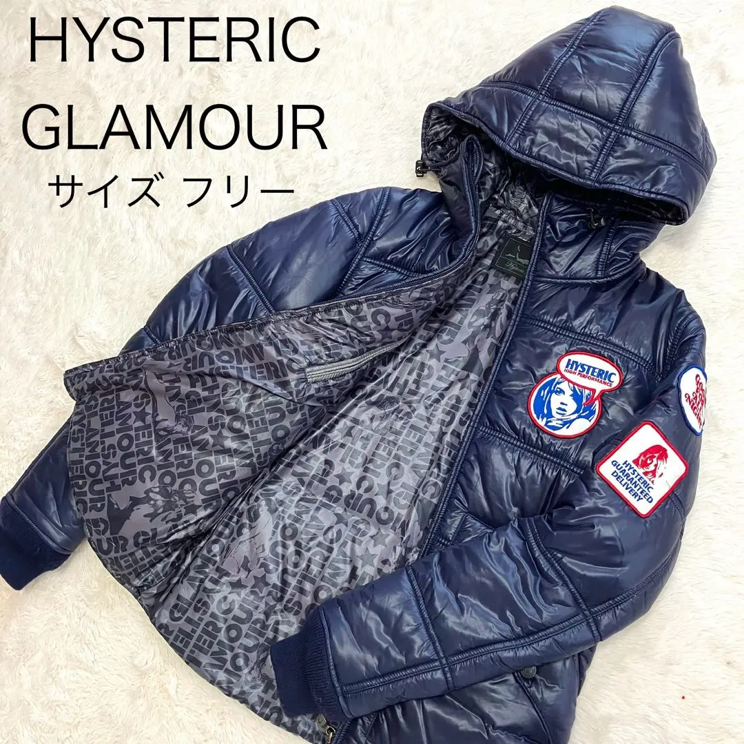 HYSTERIC GLAMOUR ファー付きジャンパー プリマロフト HYSTERIC GLAMOUR フライトジャケット PRIMALOFT プリマロフト