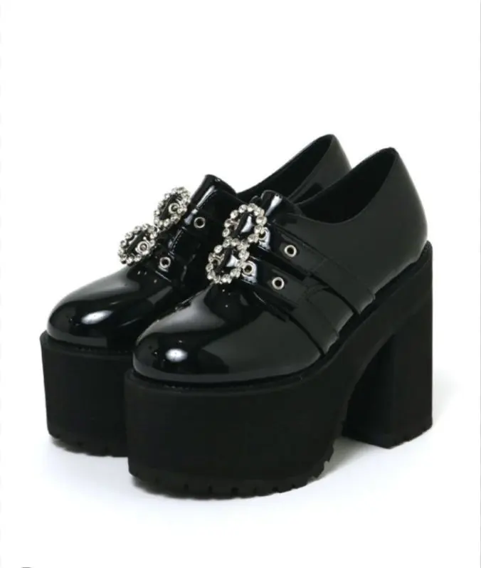 Thumbnail of bubbles Double Pack Platform Shoes Black