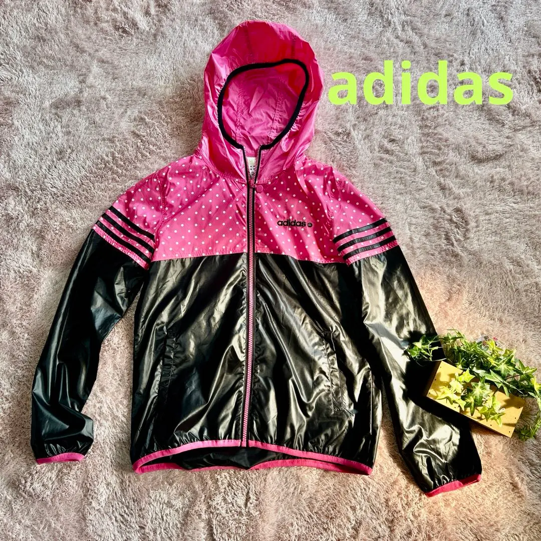 Thumbnail of Adidas dot pattern windbreaker, size M