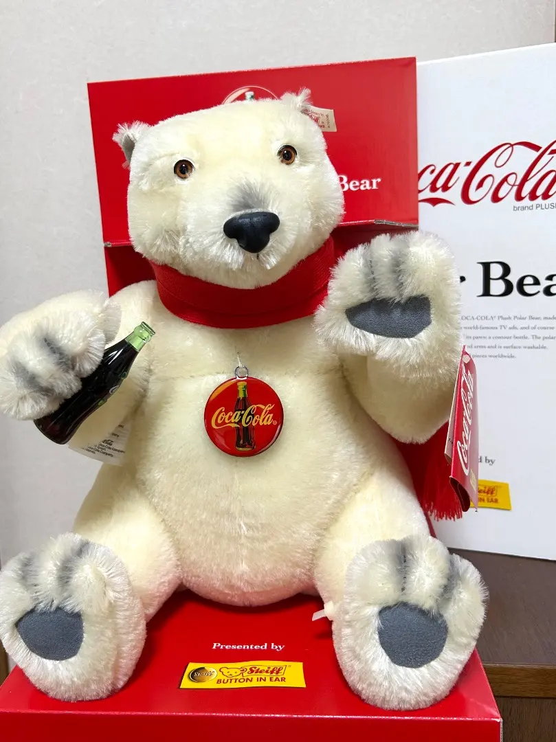 シュタイフCoca-Cola サンタ 約30cm ぬいぐるみ付き シュタイフCoca-Cola サンタ 約30cm ぬいぐるみ付き シュタイフ