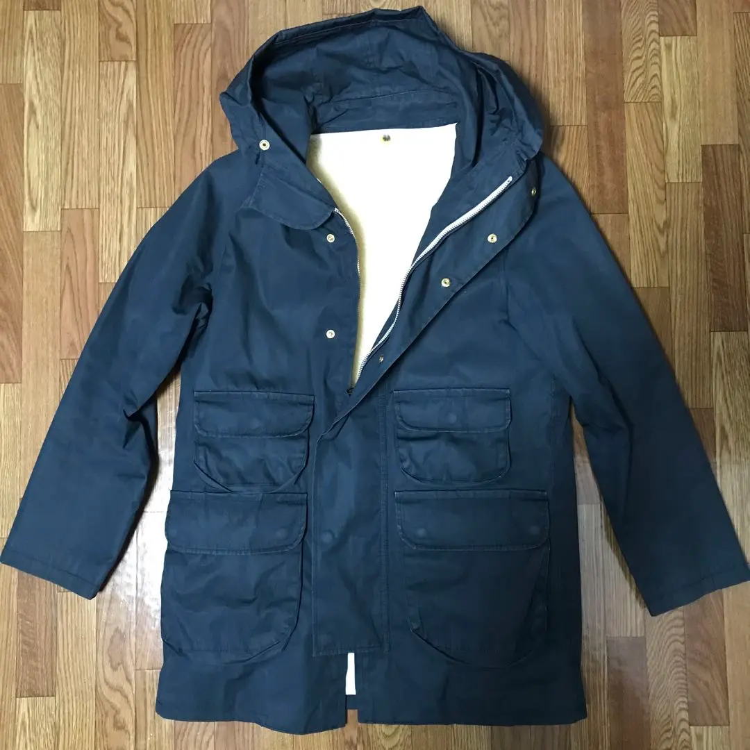 ■イール EEL オーロラマンコート3.0 S裏ボアフード付きジャケットアウター紺ネイビーレディースEASYEARLLIFE0219【82B91】 EEL ⁄ イール オーロラマンコート3.0 | COTYLE STYLE