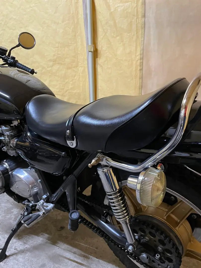 kawasaki Z1Z2蛇柄シート 旧車 バイク