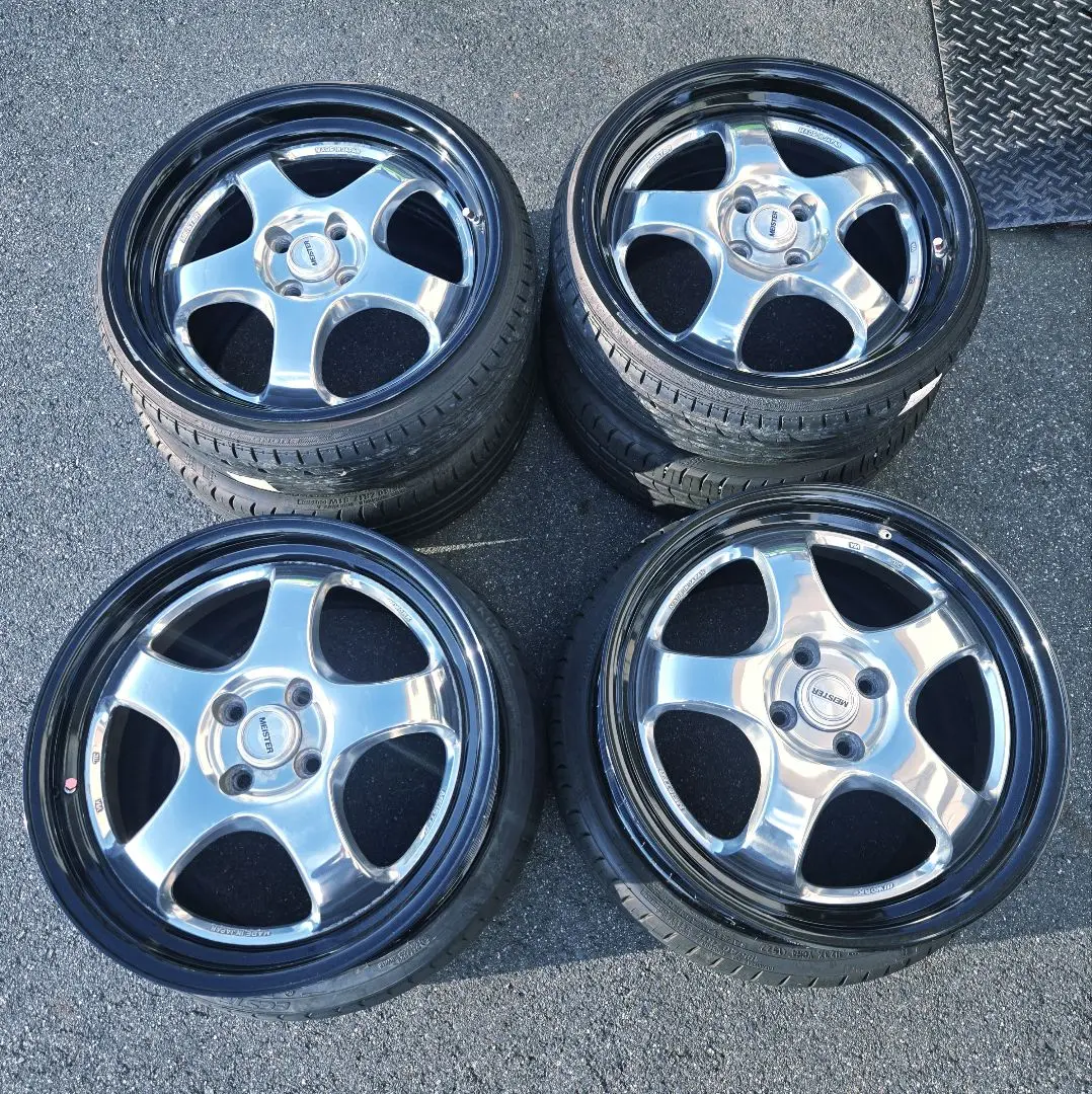 最終値下げ　WORK Meister S1R 18インチ Work Meister S1R Wheel | “18x9.5 ET +18 & +22 | Raw Chrome