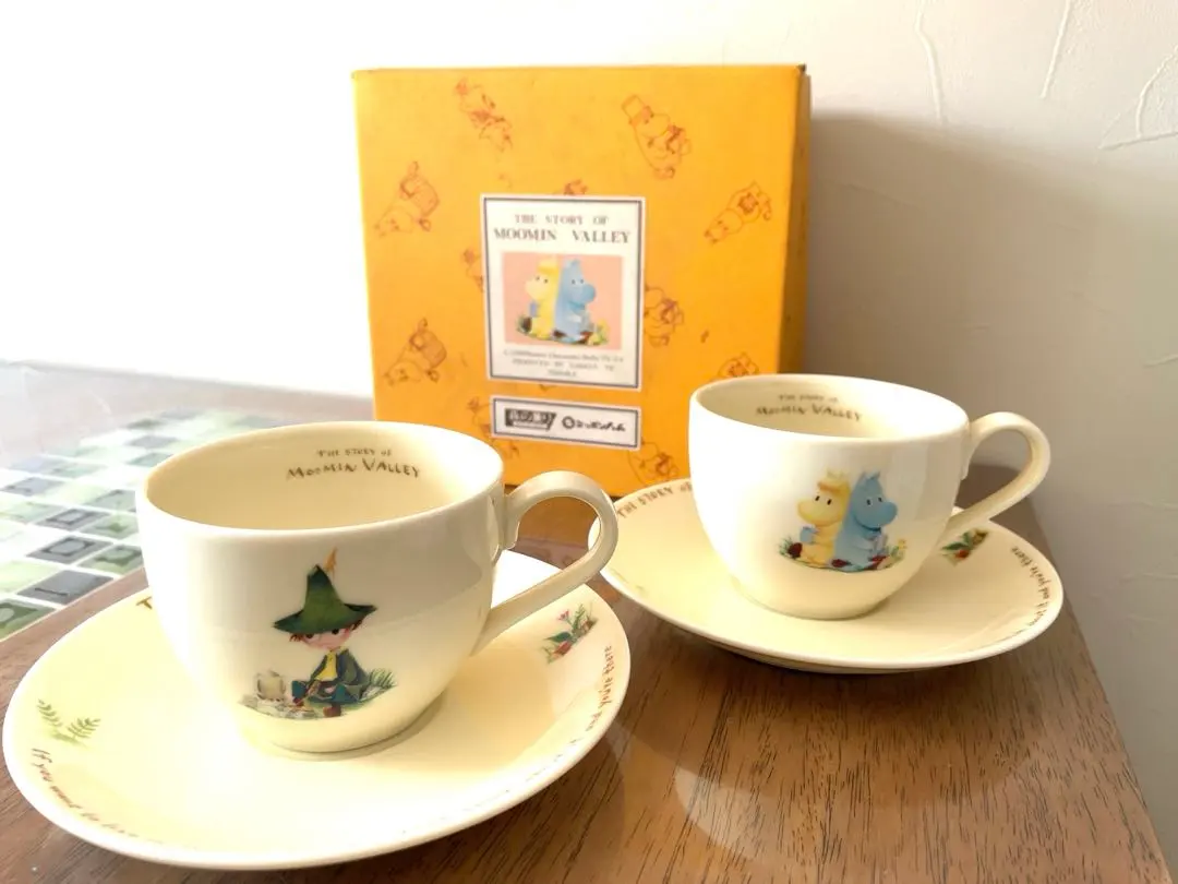 【非賣品】嚕嚕米 馬克杯 & 茶碟組 的縮圖