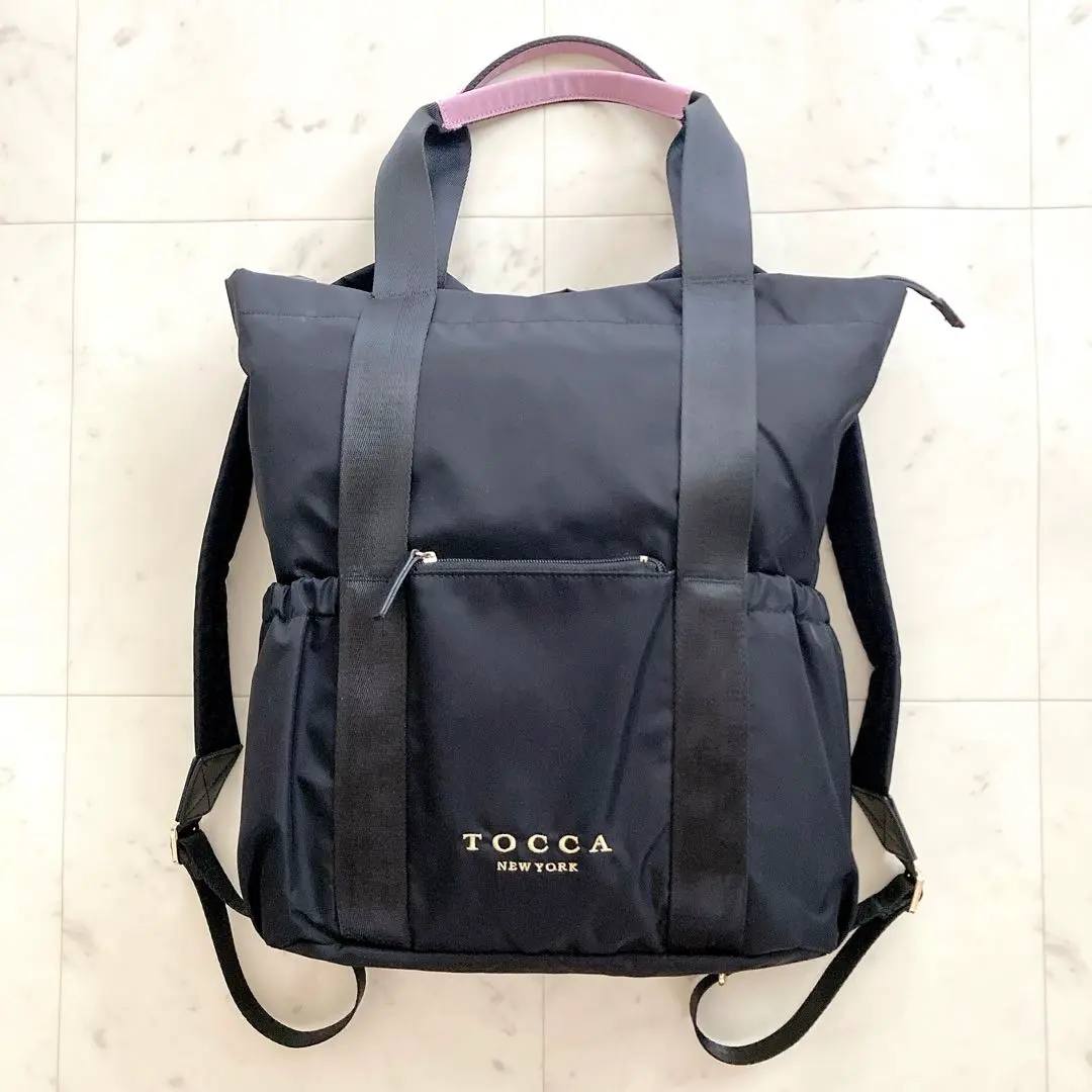 【新品未使用】TOCCA リュック CIELO TRAVEL 【定価17800】 TOCCA｜【新色登場!WEB&一部店舗限定・撥水】CIELO TRAVEL