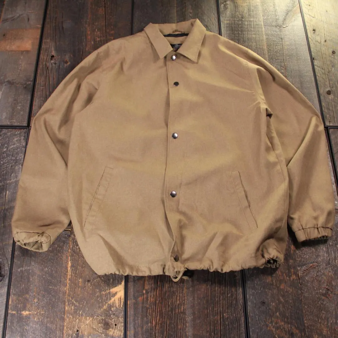 Thumbnail of SP Vintage Clothing Short-Length Blouson Polyester Drapey Beige M with Drape Cord