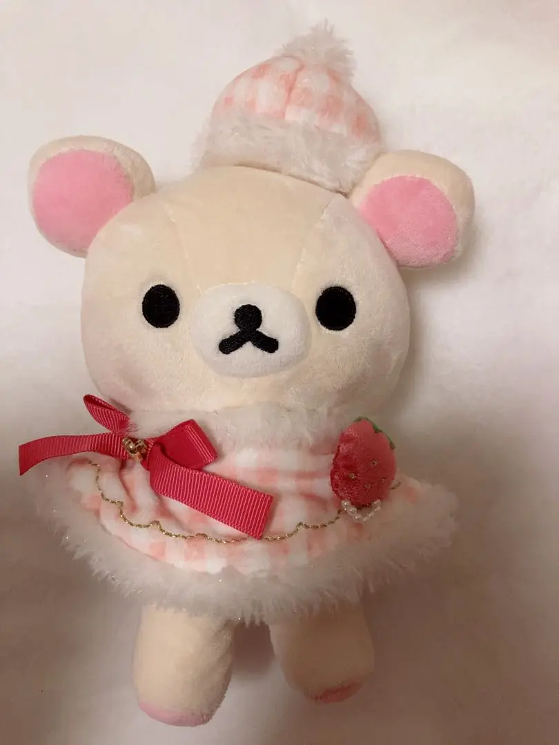 レア　リラックマストア限定あつめてぬいぐるみ　パリのいちご　3体セット レア リラックマストア限定あつめてぬいぐるみ パリのいちご 3体
