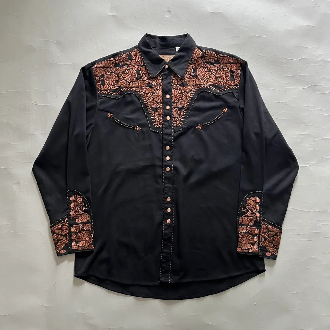 Scully 西部襯衫 黑色 的縮圖