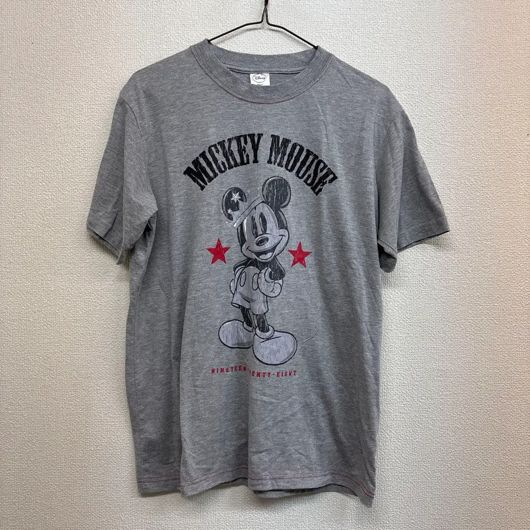 Thumbnail of P34 Disney Short Sleeve T-shirt Mickey Print Gray Men's M
