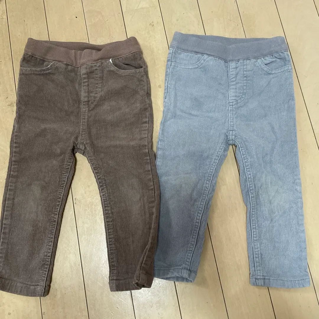 Thumbnail of petit main 90cm Corduroy Pants - Set of 2