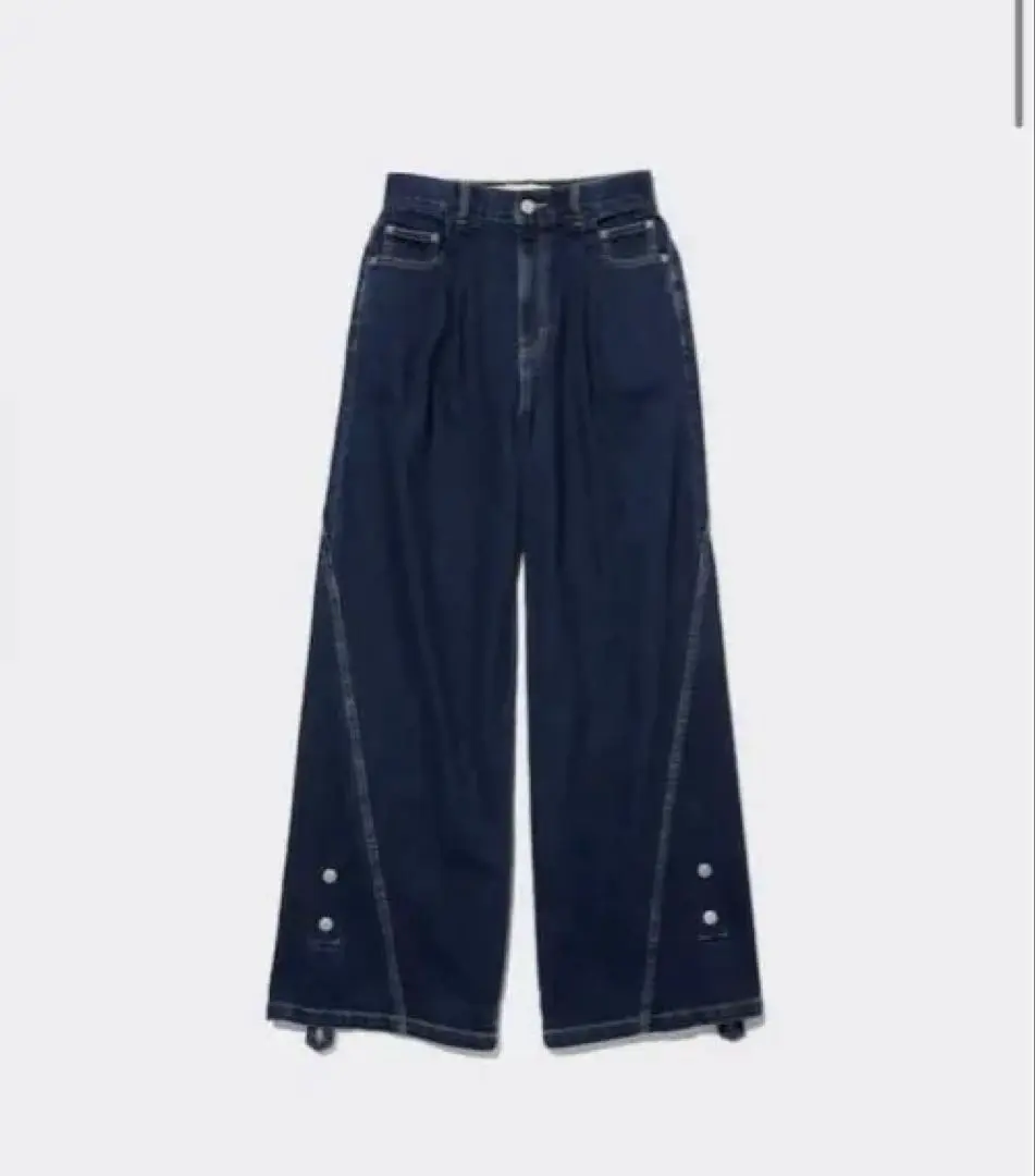 GU rokh ジーンズ XXL ダークグレー ☆新品未使用☆GU by rokh ロクコラボ ジーンズ ダークグレー XL