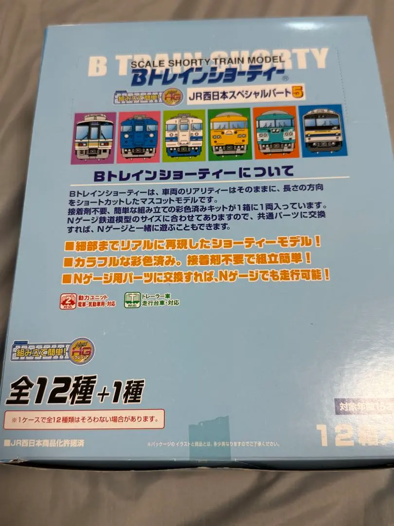 Bトレインショーティ JR西日本スペシャルパート5 BOX Bトレインショーティー JR西日本スペシャル パート5 (12個セット