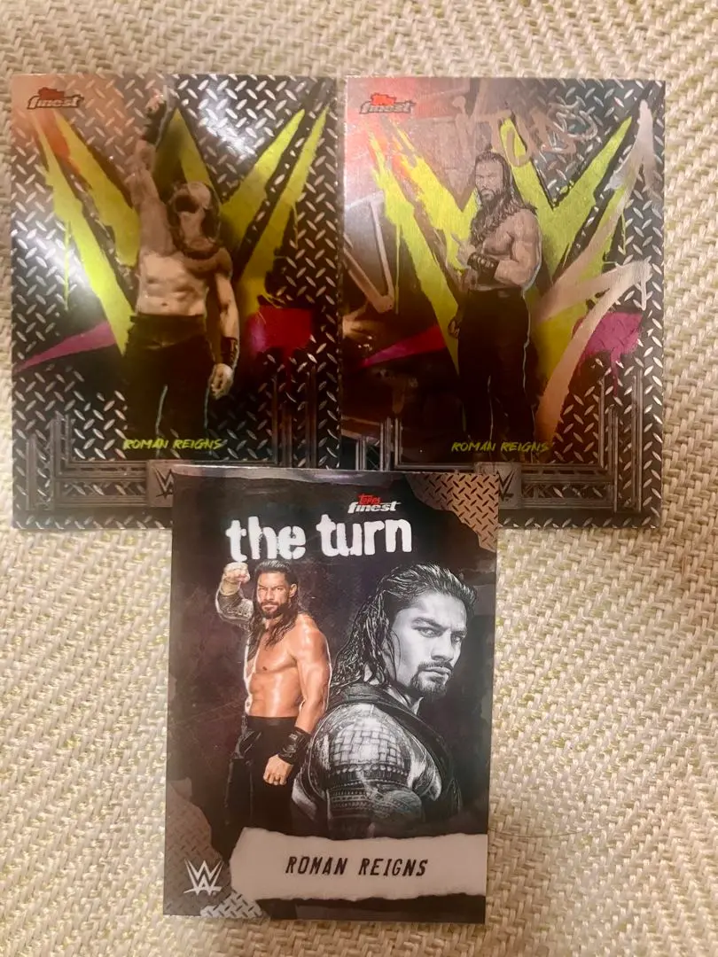 3張套裝 羅門·瑞恩斯★TOPPS FINEST WWE 2025 的縮圖