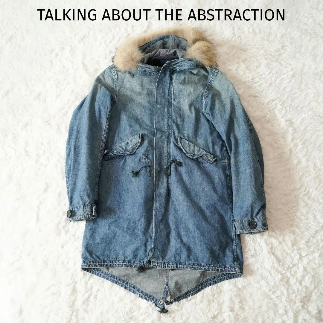 トーキングアバウトジアブストラクション　　デニムモッズコート　ライナー付き　美品 2025年最新】TALKING ABOUT THE ABSTRACTION モッズコートの人気