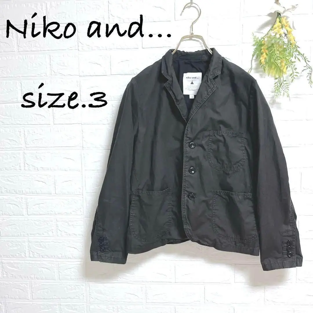 Thumbnail of niko and... casual jacket, loose fit, outerwear, 100% cotton, inner pocket