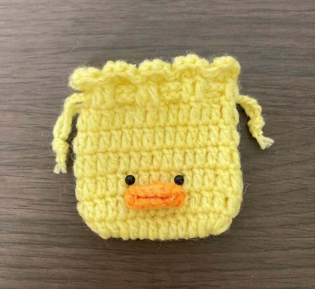 Thumbnail of Mini Chick Drawstring Pouch - Handmade