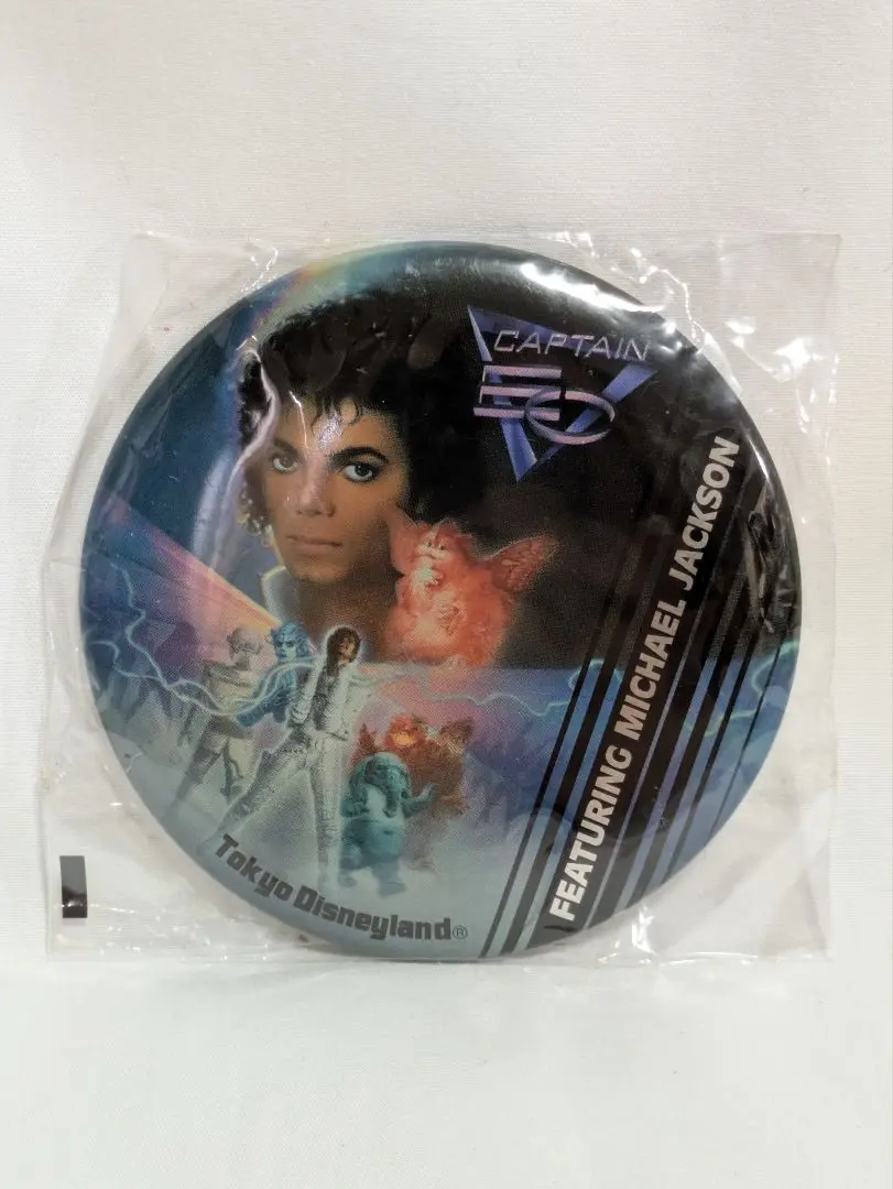 CAPTAIN EO 缶バッジ disney far-out_437-3354