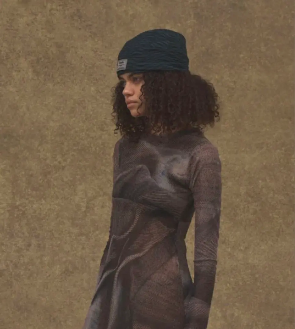 Cycle by myob MOTTLED PATTERN HAT ブラック