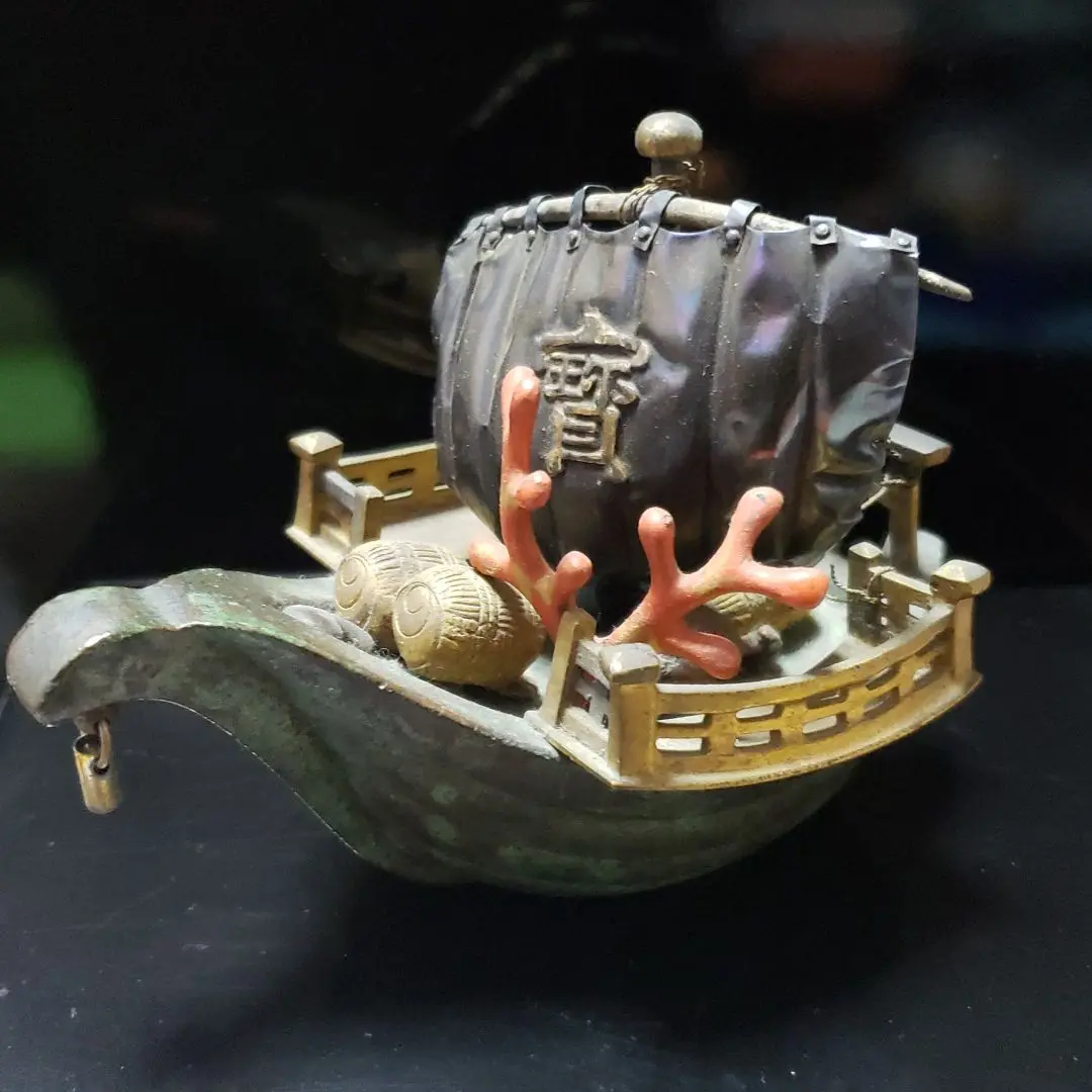 ♦銀製 宝船 関工芸 silver960 置物 飾り 伝統工芸品 コレクション Yahoo!オークション -「銀製 宝船」の落札相場・落札価格