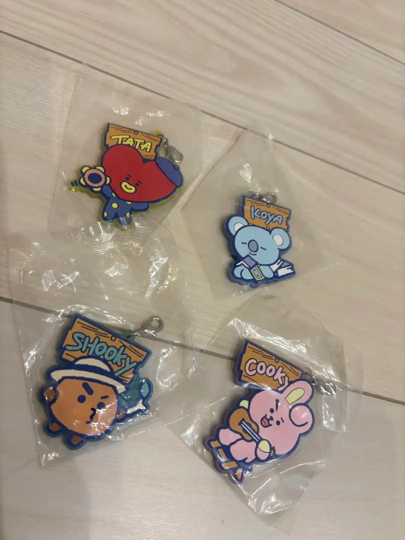 Thumbnail of BT21 Character Keychains - Set of 4