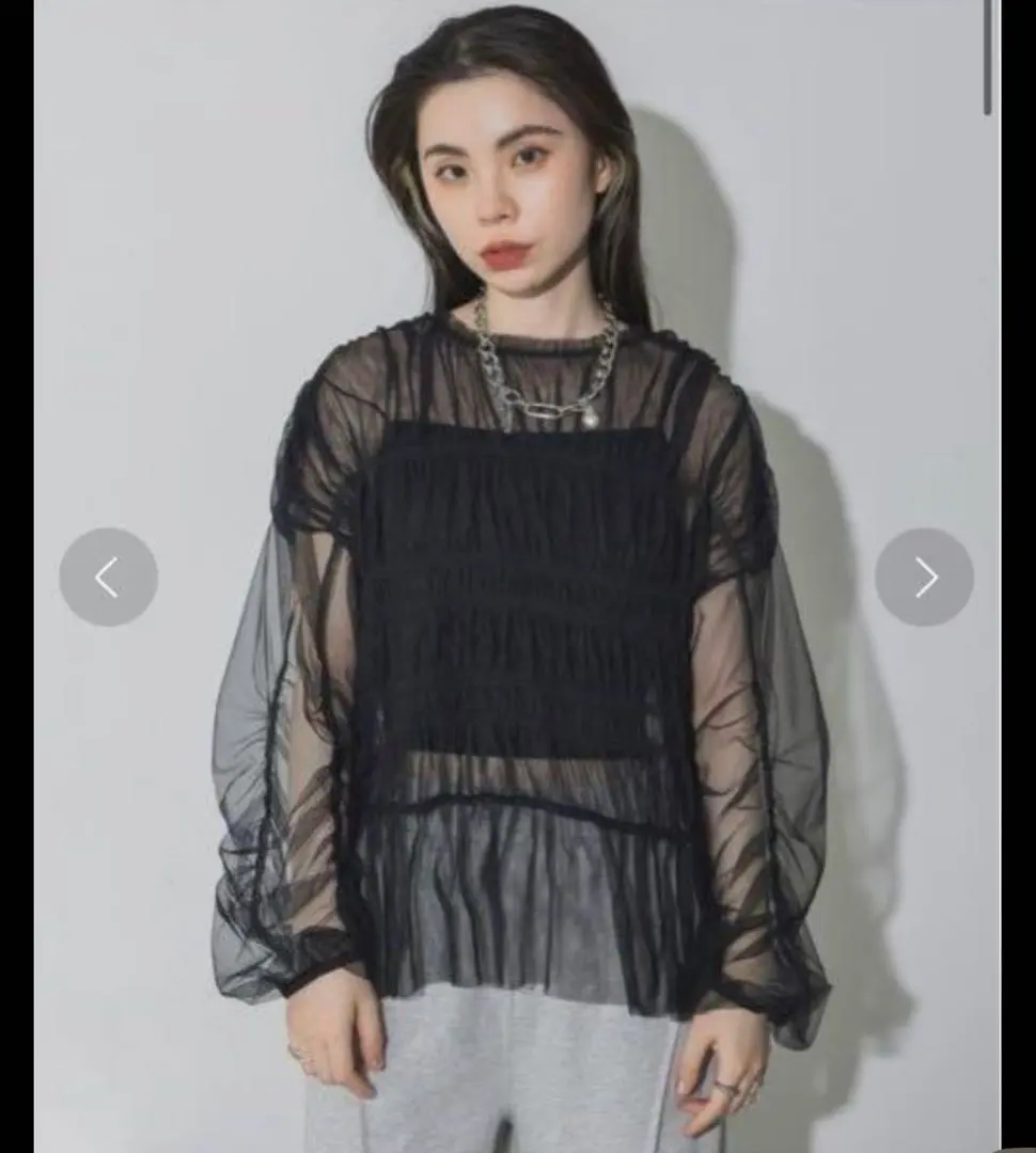 JEANASIS 透視上衣 的縮圖