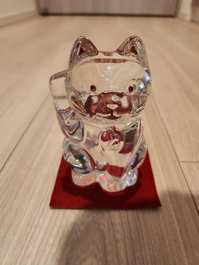 希少！バカラ まねき猫 レッドオクトゴン 箱付き 美品 楽天市場】バカラ クリスタル 招き猫 レッドオクトゴン ラッキー