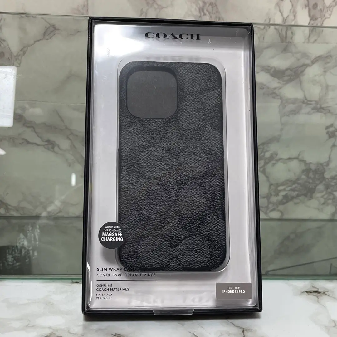 ✨未使用級✨COACH iPhone13ProMax用 ブラック ケース imgrc0135896687.jpg