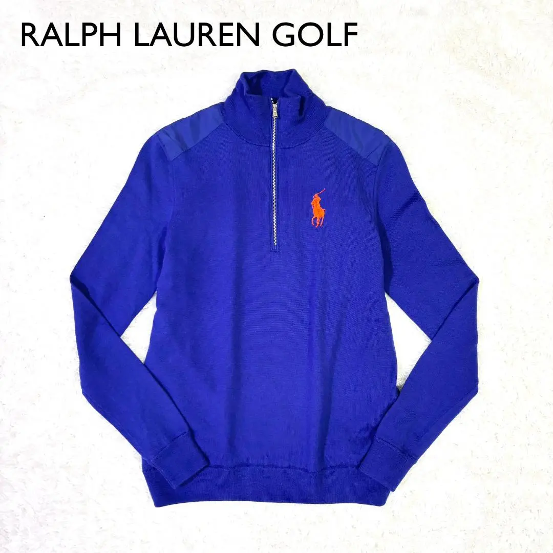拉夫勞倫 高爾夫 毛衣 半拉鍊 大馬標刺繡 帶內襯 的縮圖