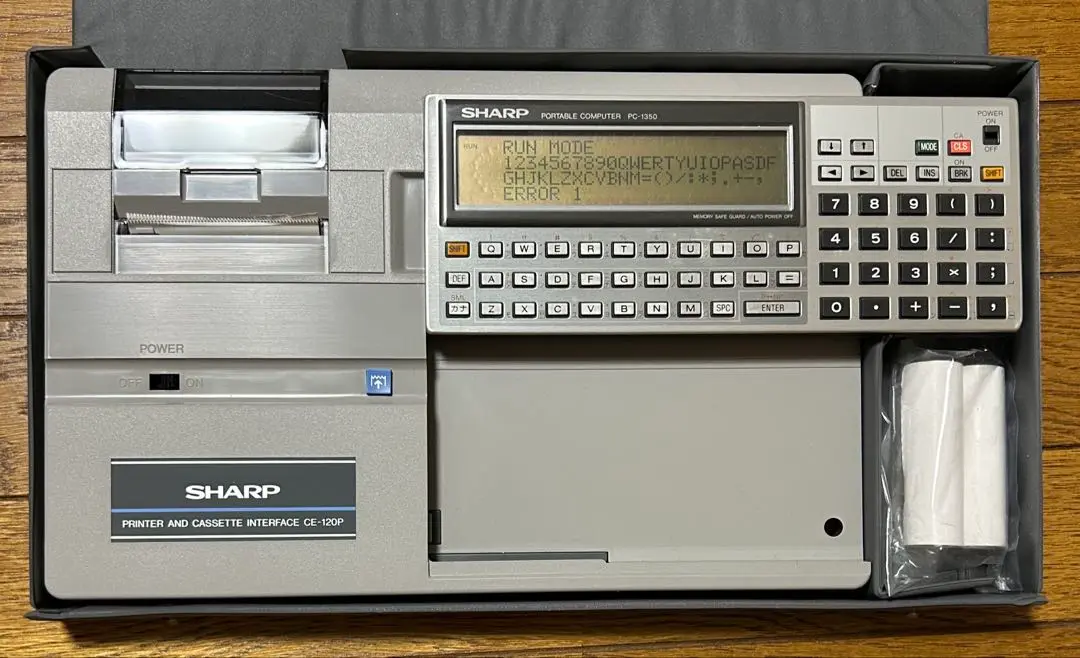 SHARP　ポータブルコンピュータ　PC-1350　2台 PC-1350