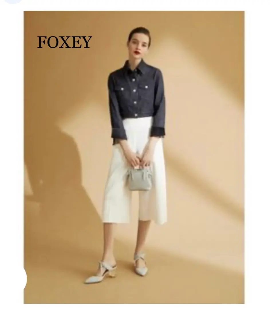 フォクシーニューヨーク　デニムジャケット　【美品】 2025年最新】FOXEY NEW YORK Gジャン・デニムジャケット
