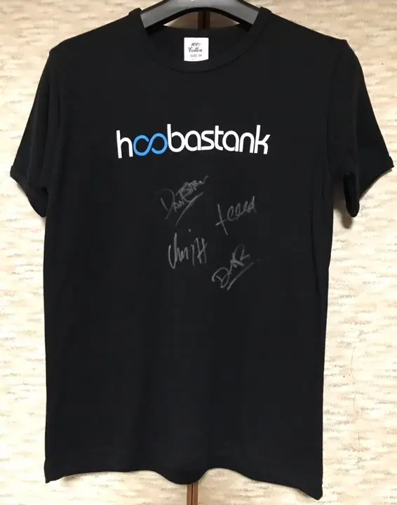 Hoobastank（フーバスタンク）Tシャツ＋フライヤー＋ピック＋スティック 2025年最新】hoobastank tシャツの人気アイテム - メルカリ