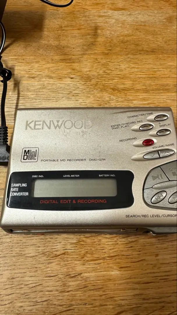KENWOOD ポータブルMDレコーダー　DMC-G7R (ジャンク品) KENWOOD ポータブルMDレコーダー DMC-G7R ジャンク品 - メルカリ