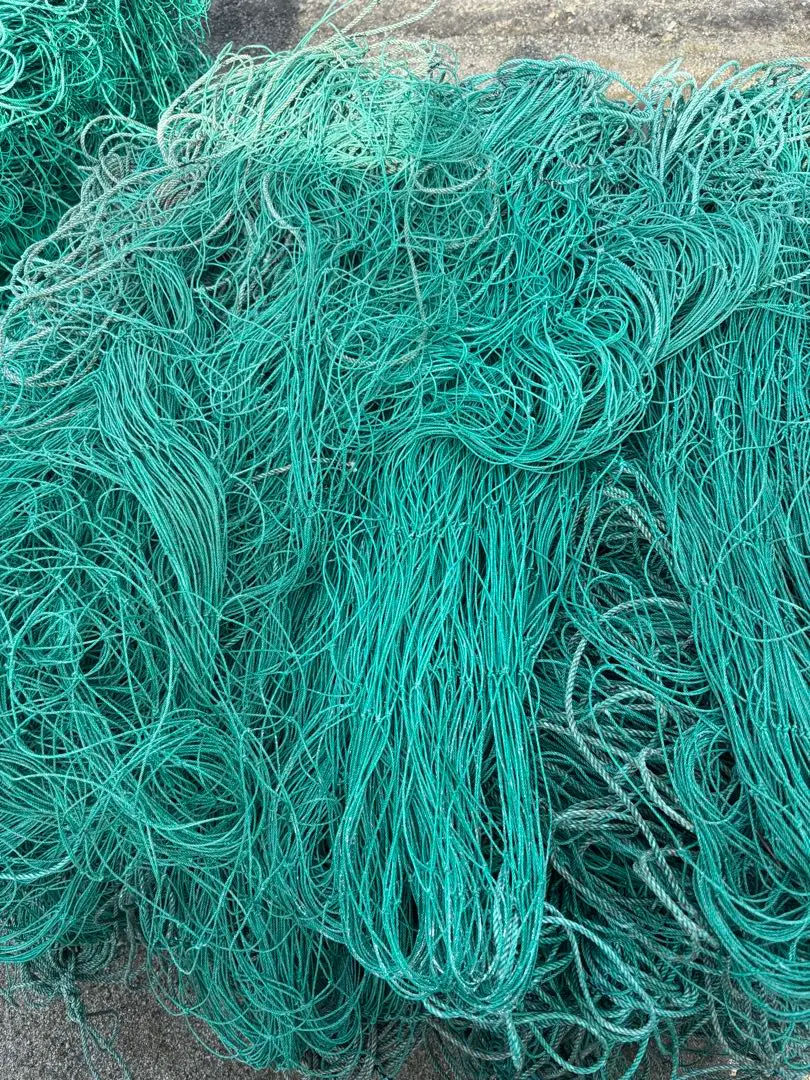 海苔網中古１５枚（緑） 緑色 15枚セット特価) 多用網 再生海苔網 6尺幅広 1.8m×18m