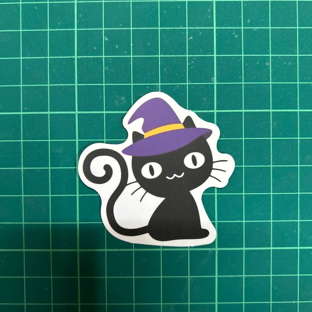 Thumbnail of Waterproof Sticker - Halloween - Black Cat