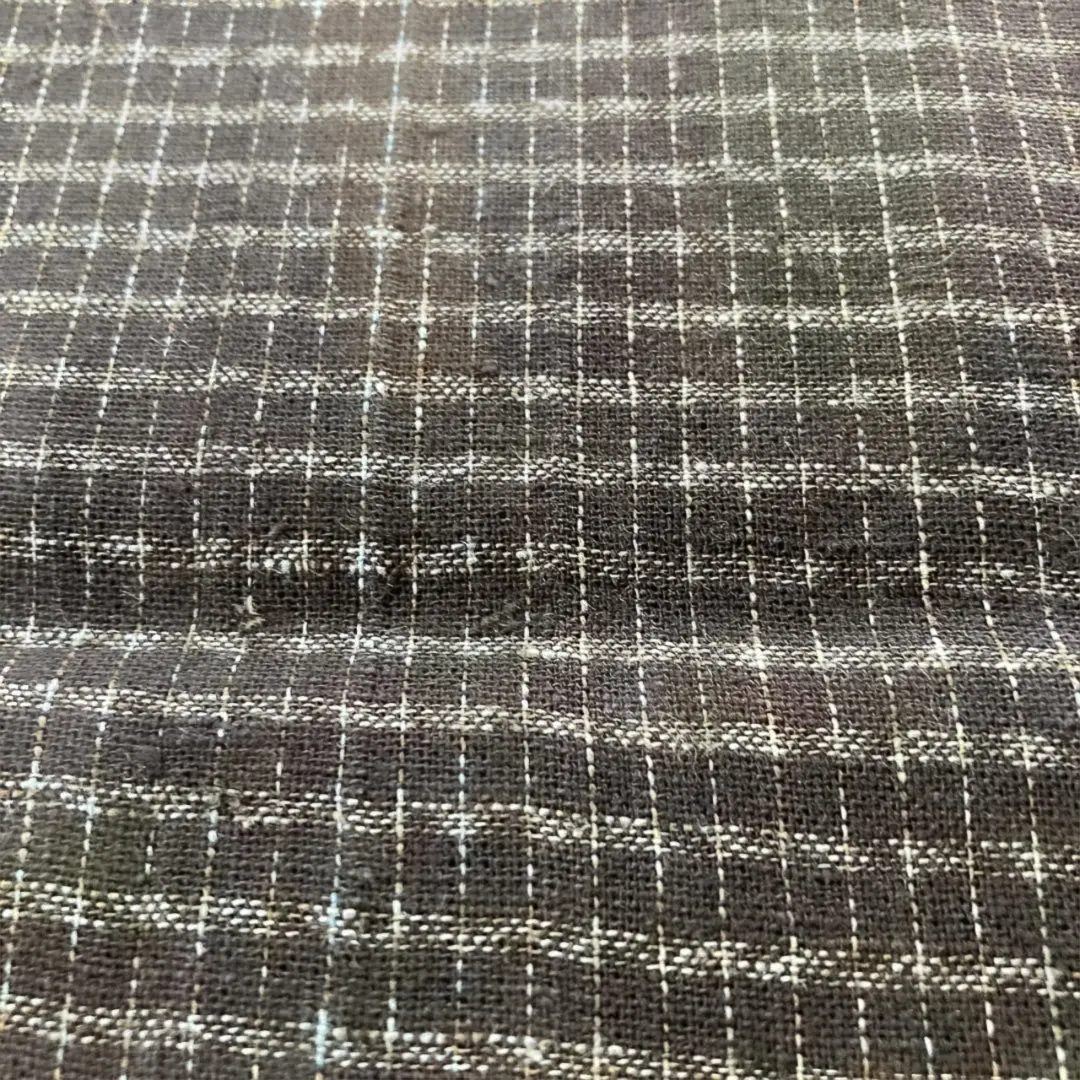 Thumbnail of Men's cotton紬 (tsumugi) fabric, enough for one haori (jacket)