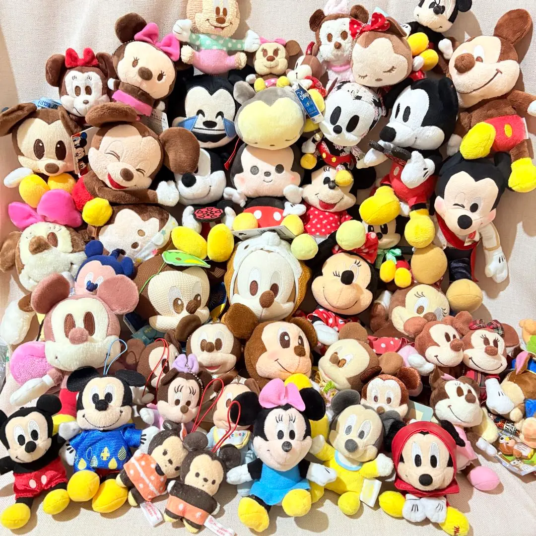 Thumbnail of Mickey Mouse, Minnie Mouse, Plush Toys, Keychains, Straps, Large Quantity, Bulk Sale