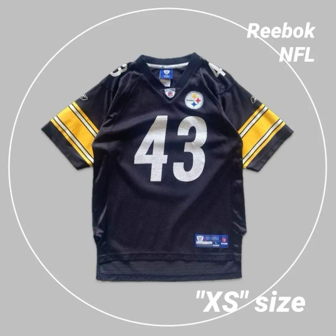 【サイズXL】アメフト NFL ポラマル(スティーラーズ) ユニフォーム サイズXL】アメフト NFL ポラマル(スティーラーズ) ユニフォーム