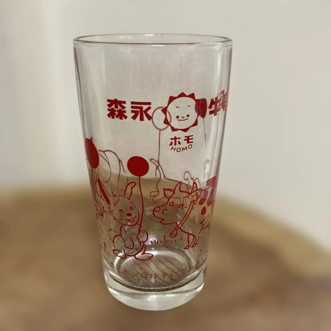 Thumbnail of Morinaga Homo Milk Morinaga Milk Industry Showa Retro Cup Glass Rare