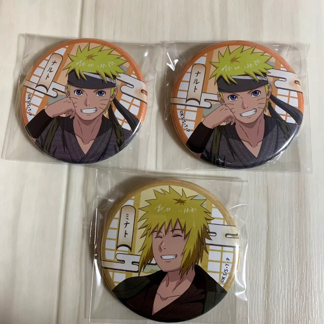 Thumbnail of NARUTO Relaxing Dattebayo! Can Badge - Naruto & Minato