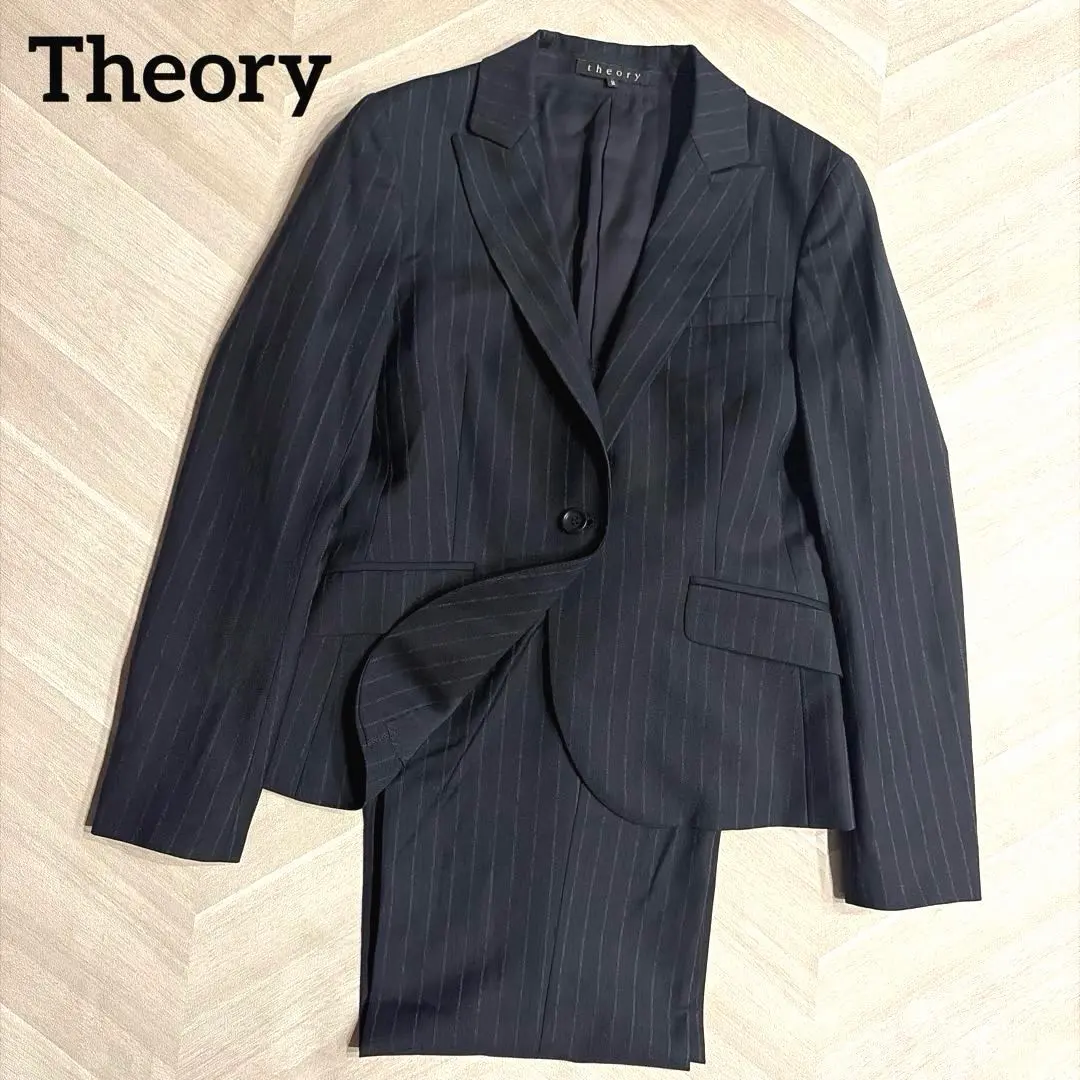 Thumbnail of Theory | Theory Set Up Suit Striped Cashmere Blend Pants M