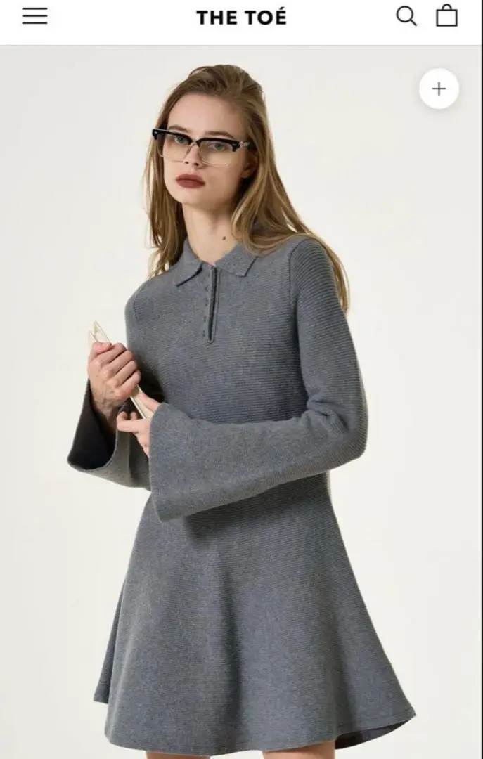 Reims Short Sleeve Flare Onepiece – THE TOÉ