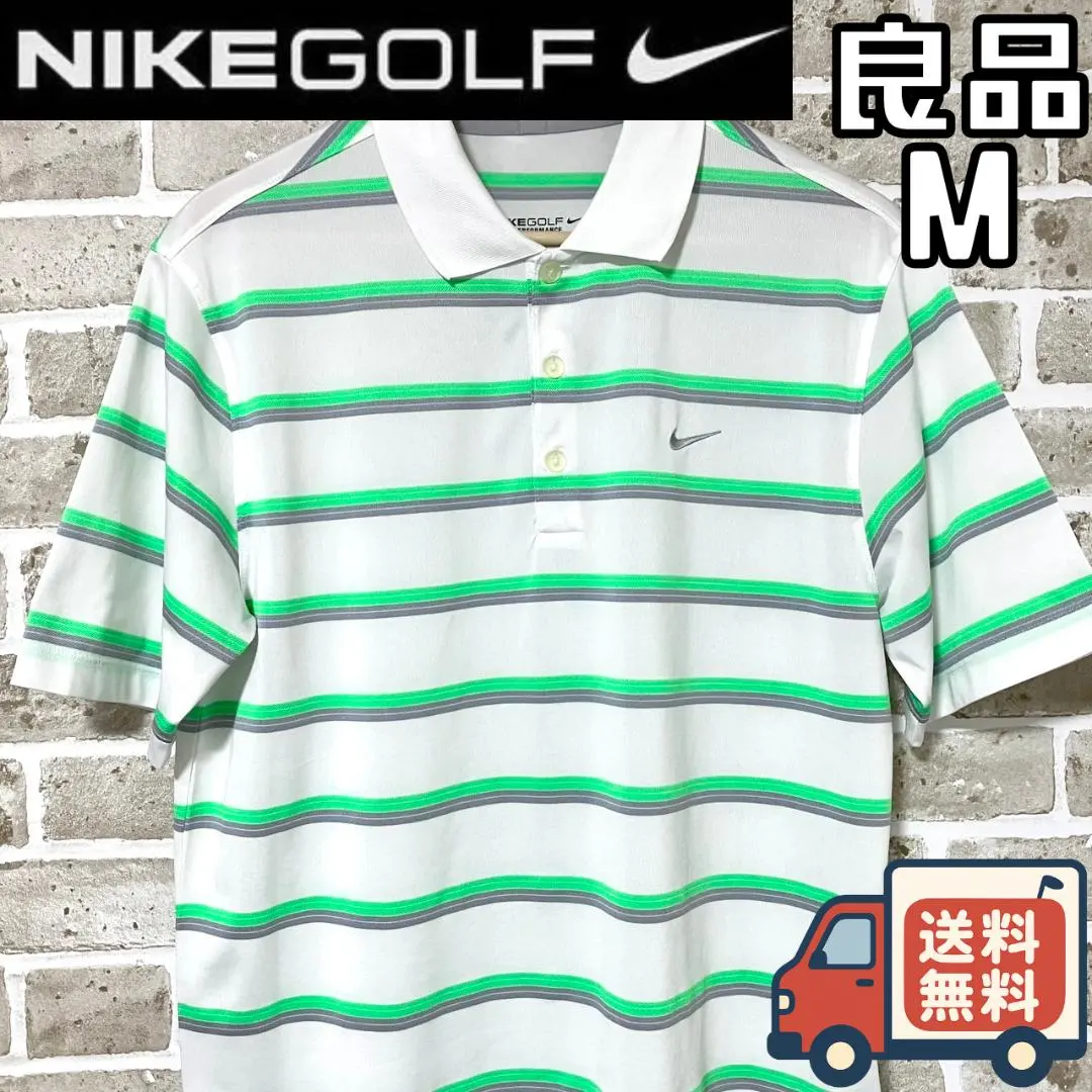 Thumbnail of 【Within 24 Hours/Anonymous Delivery】Good Condition Nike Golf Men's Short Sleeve Polo Shirt M Size
