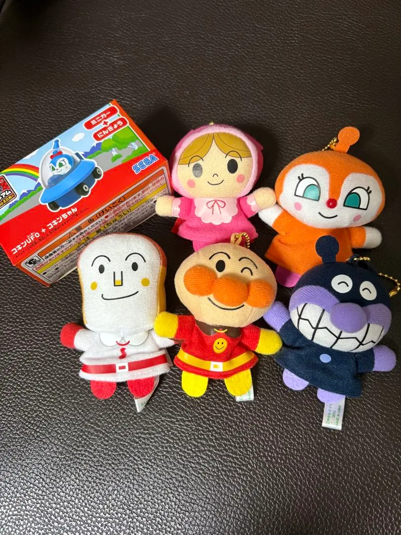 Thumbnail of Anpanman Fluffy Finger Puppet Kokin-chan 6-Piece Set