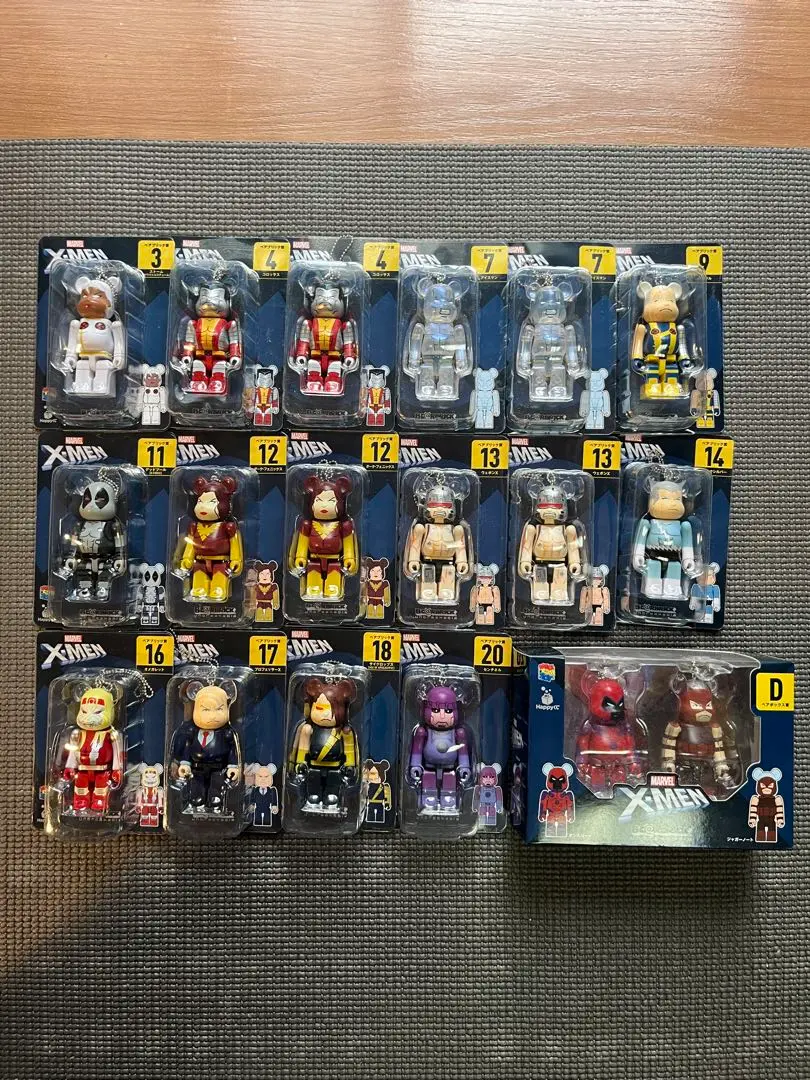 ベアブリック 新品 フルコンプリート2セット X-MENシリーズ 2025年最新】x-men ベアブリック 400の人気アイテム - メルカリ