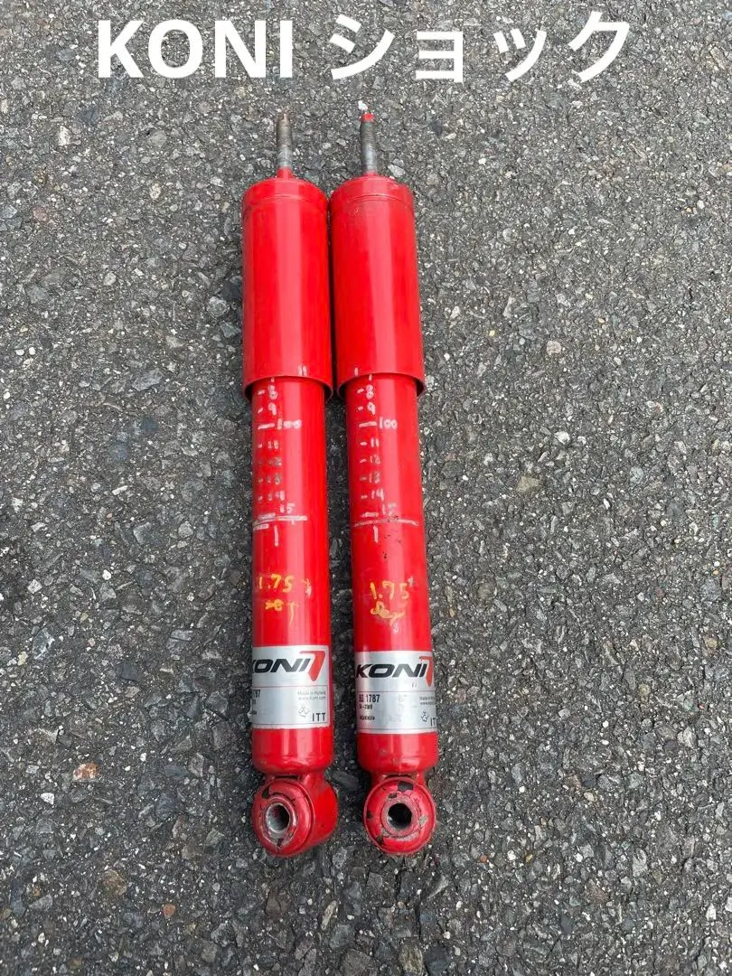 赤　180cm×30 Z32用 KONI SPORT+エスペリアスーパーダウンサス 1台 未使用新品
