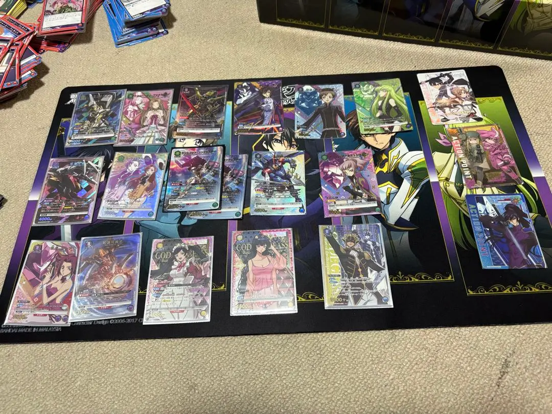 マクロス プレイマット 2枚セット ラバーマットコレクション 『劇場版マクロスΔ 絶対LIVE